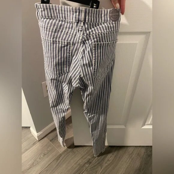 Zara Striped Denim Jeans - Picture 5 of 5